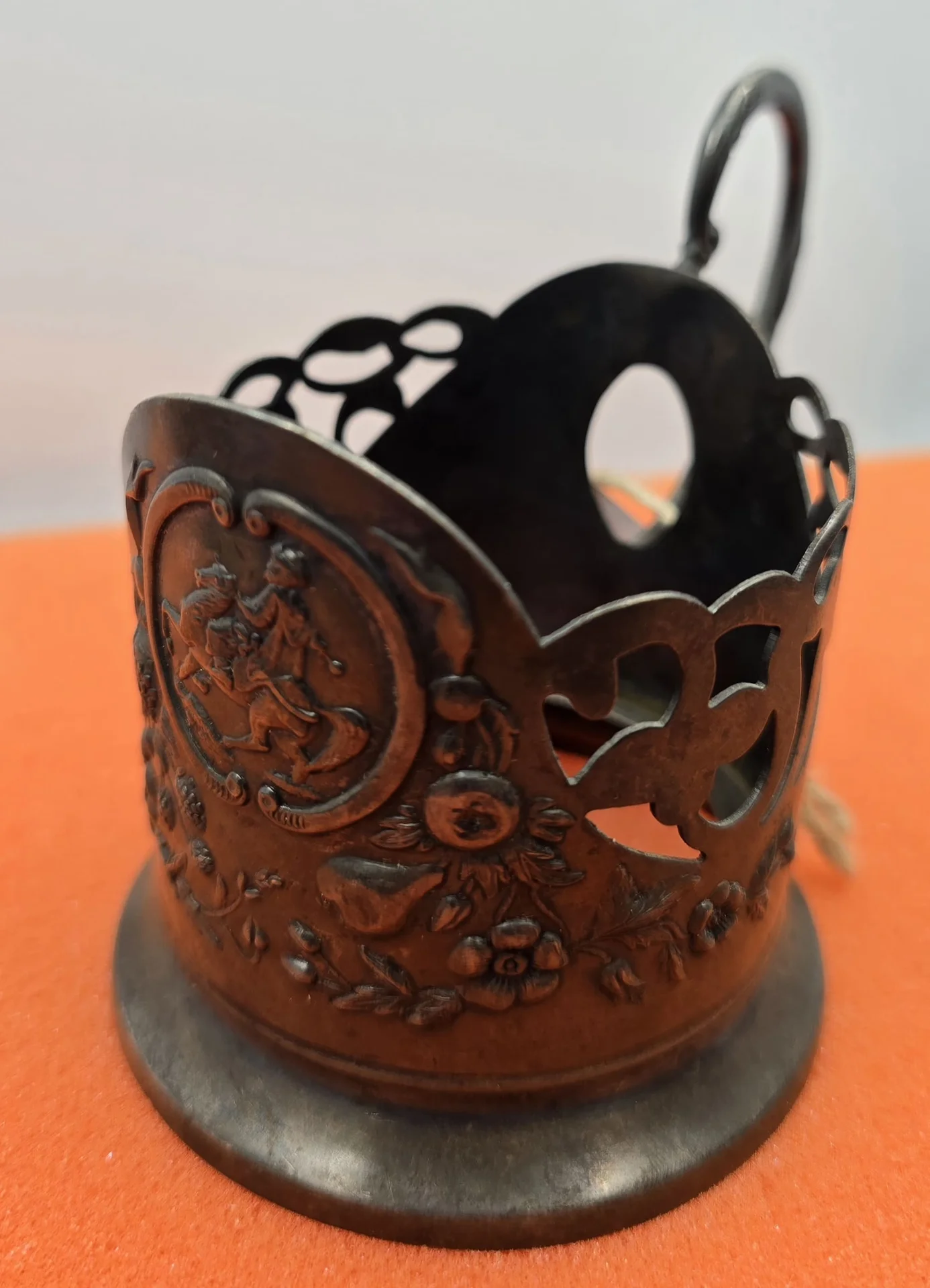 Подстаканник, мельхиор — миниатюра 2