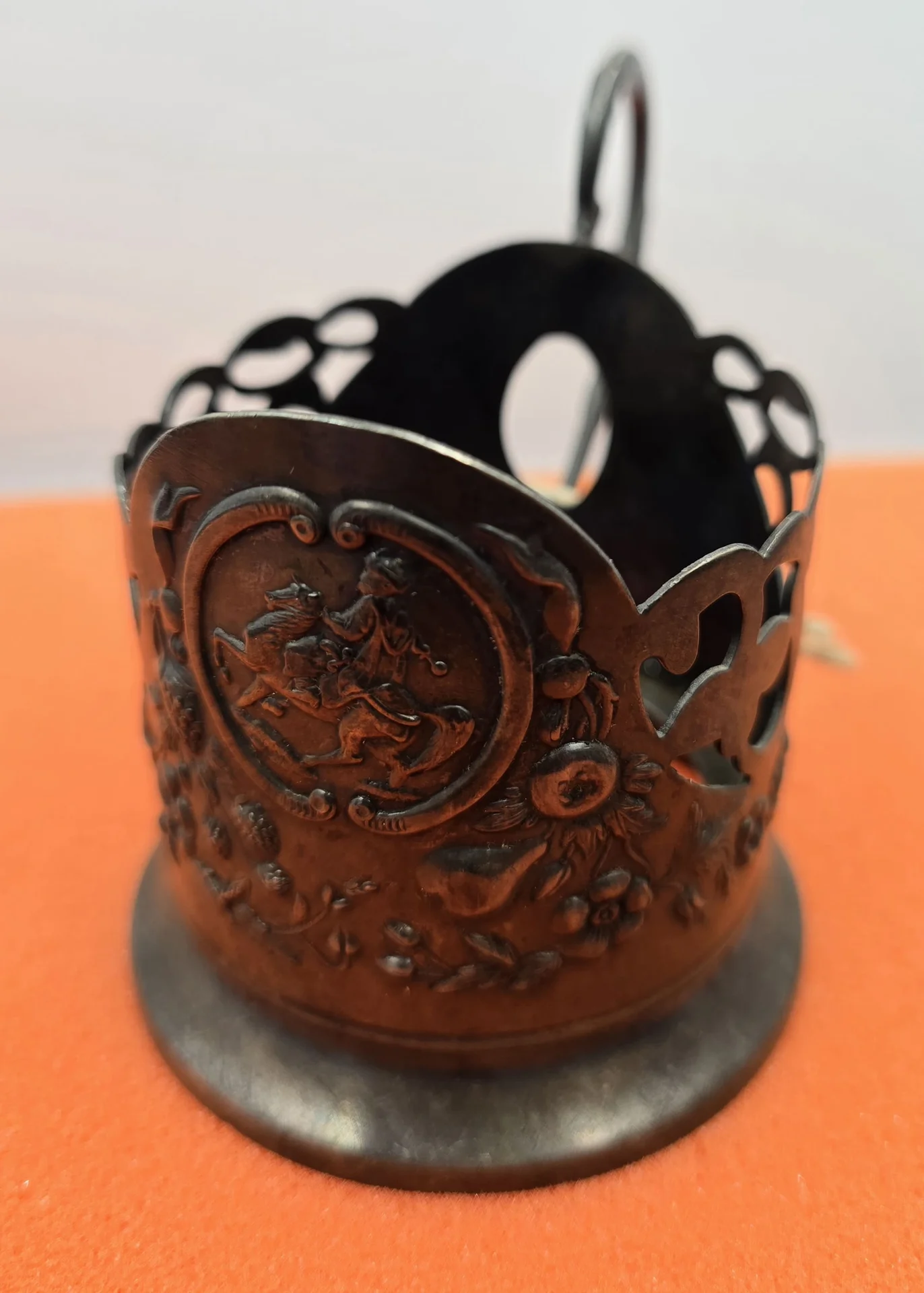 Подстаканник, мельхиор — миниатюра 3