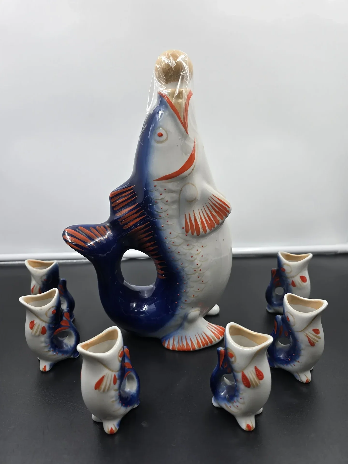 Ликерный набор "Рыбки" (синий), Полонное — миниатюра 2