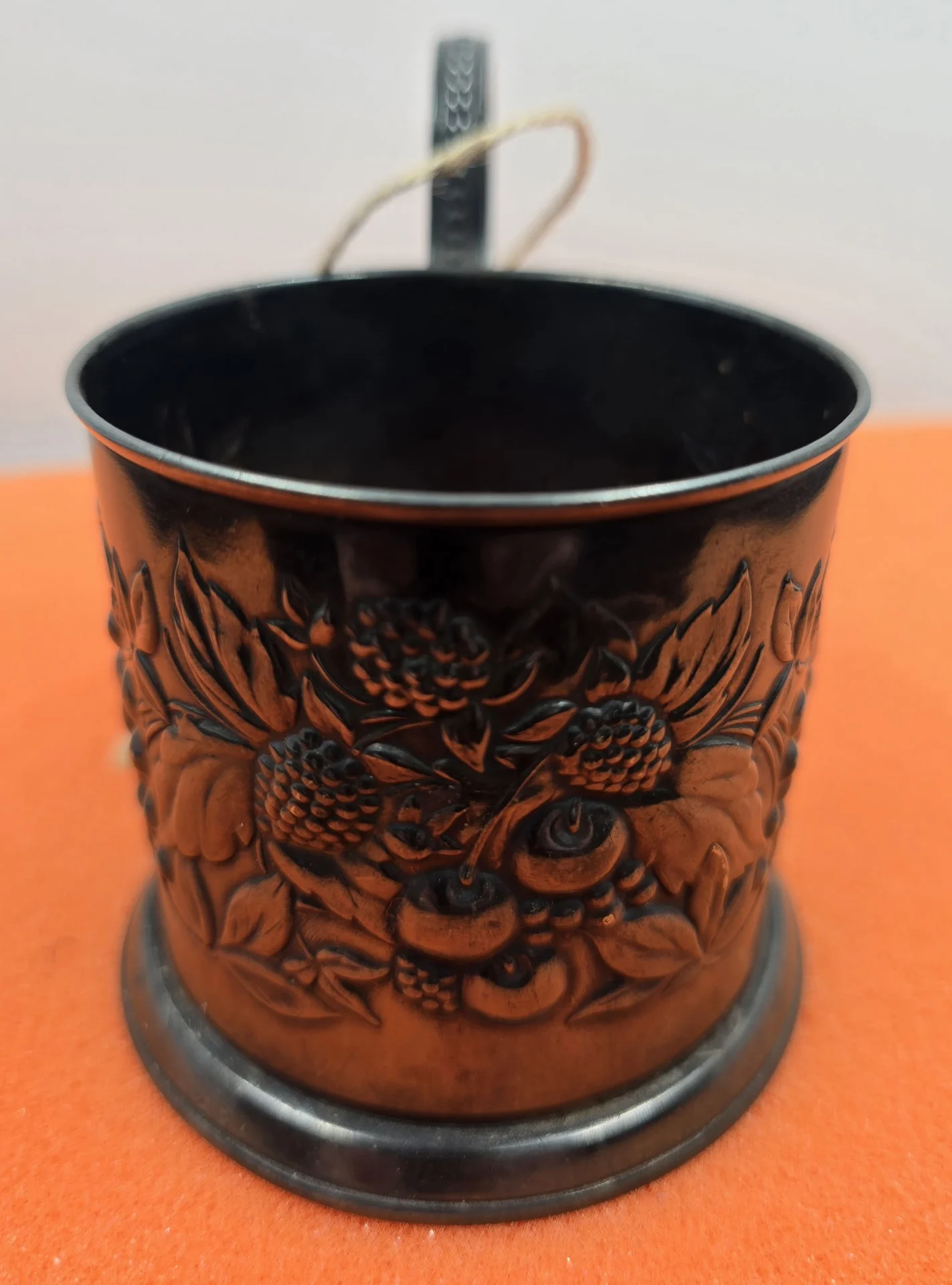 Подстаканник Малинка, мельхиор, СССР